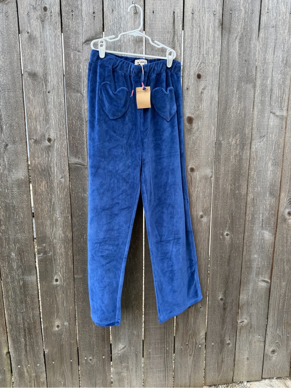Girls 13-14y Mini Boden New With Tags Veleveteen lounge pants.